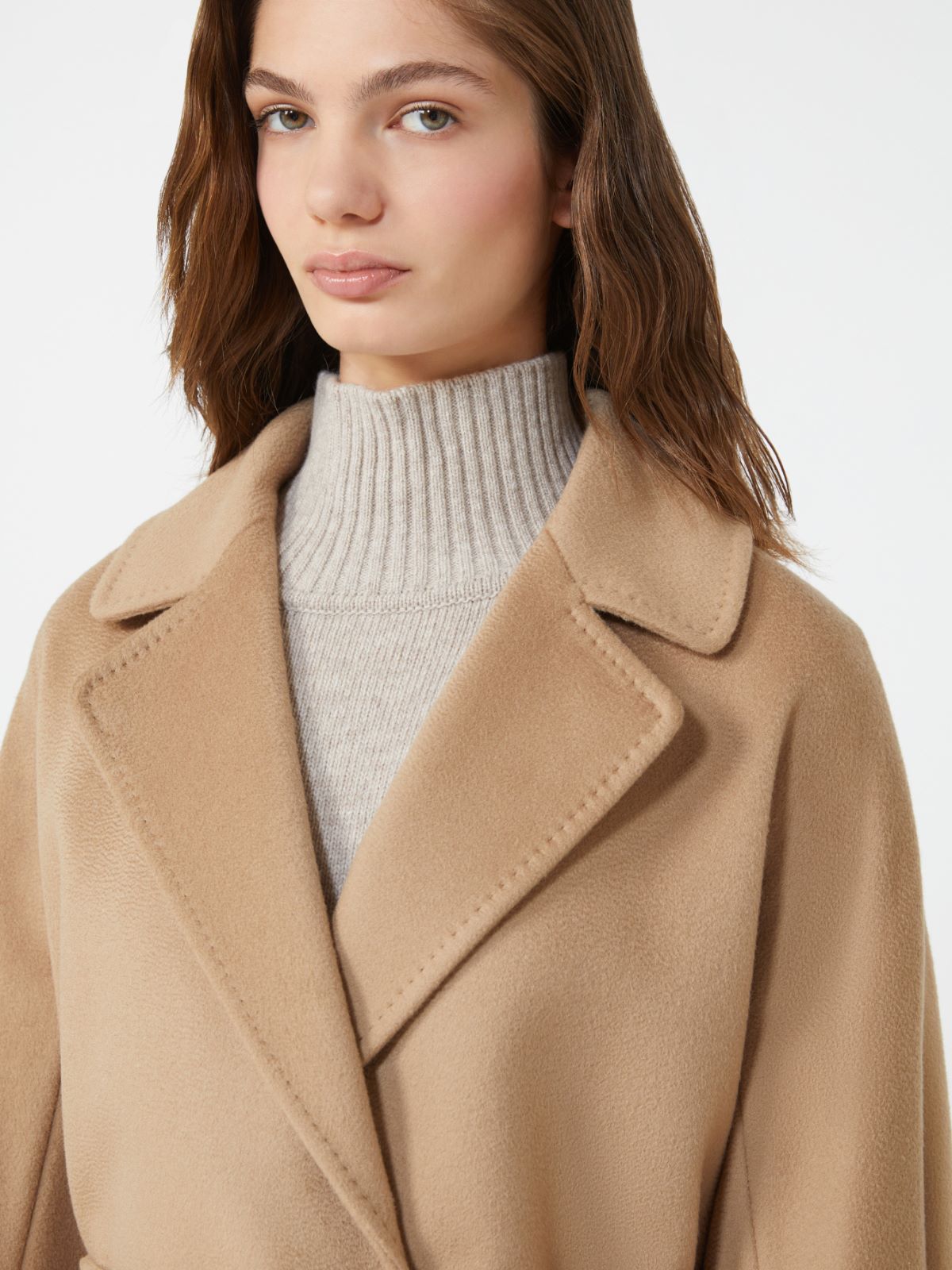 Wool wrap coat - CAMEL - Weekend - 4