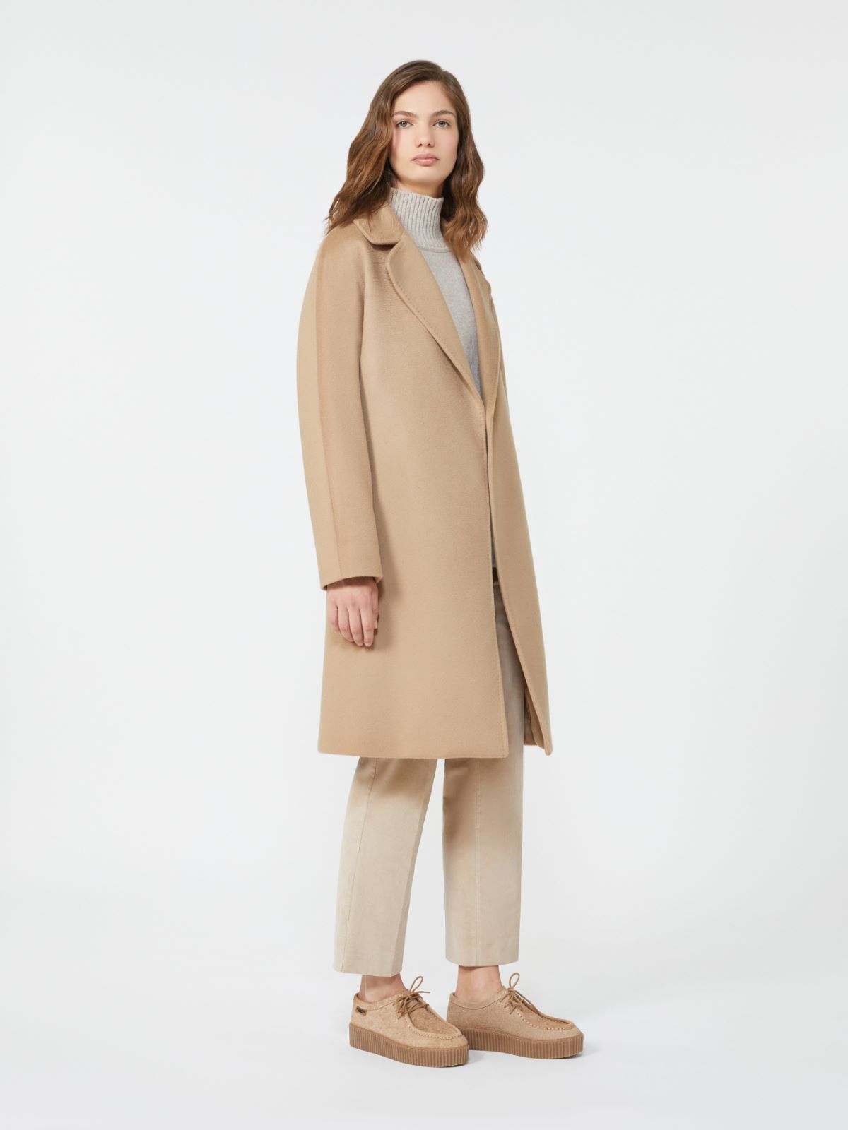 Wool wrap coat - CAMEL - Weekend