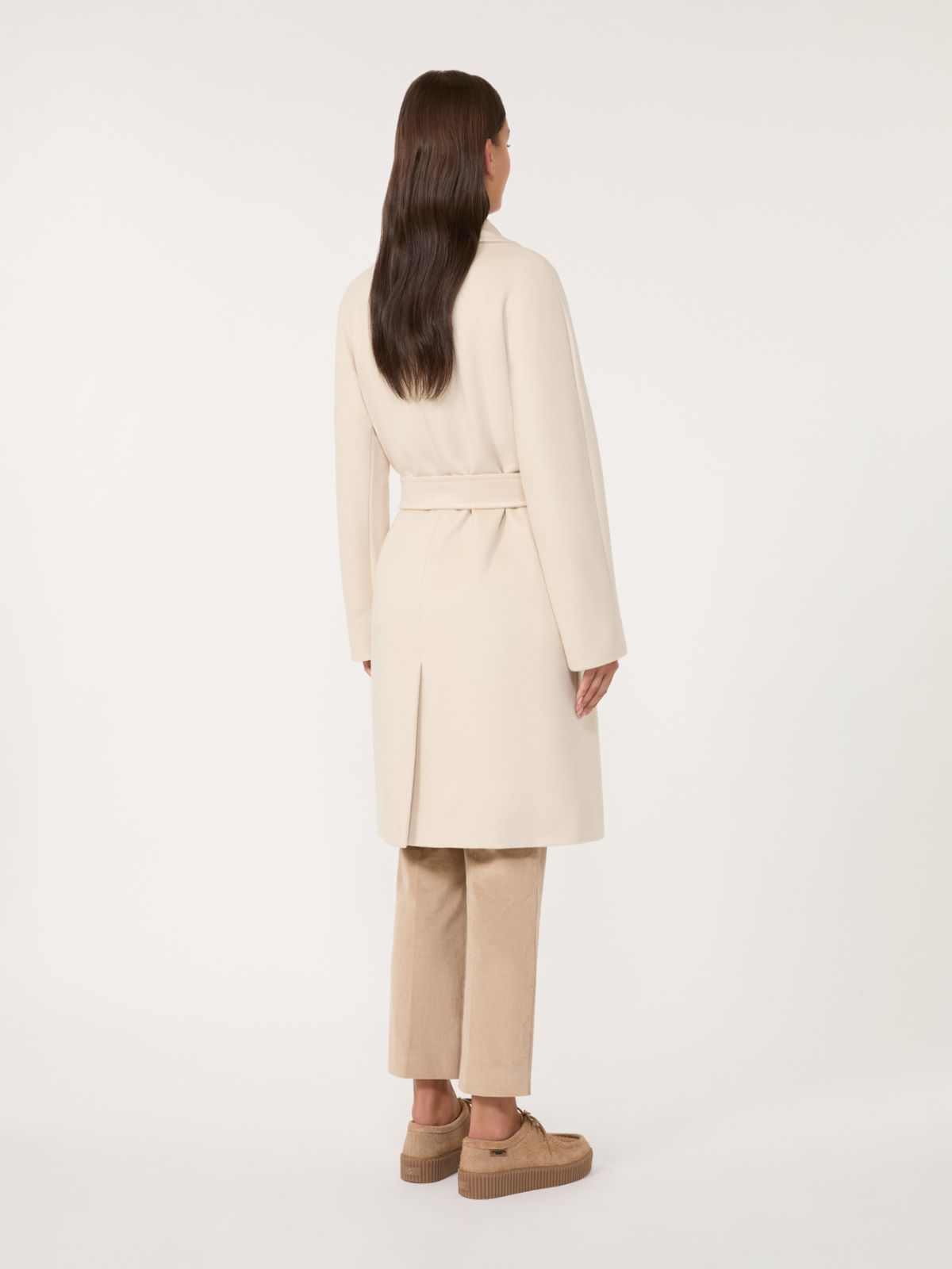 Wool wrap coat - IVORY - Weekend - 3