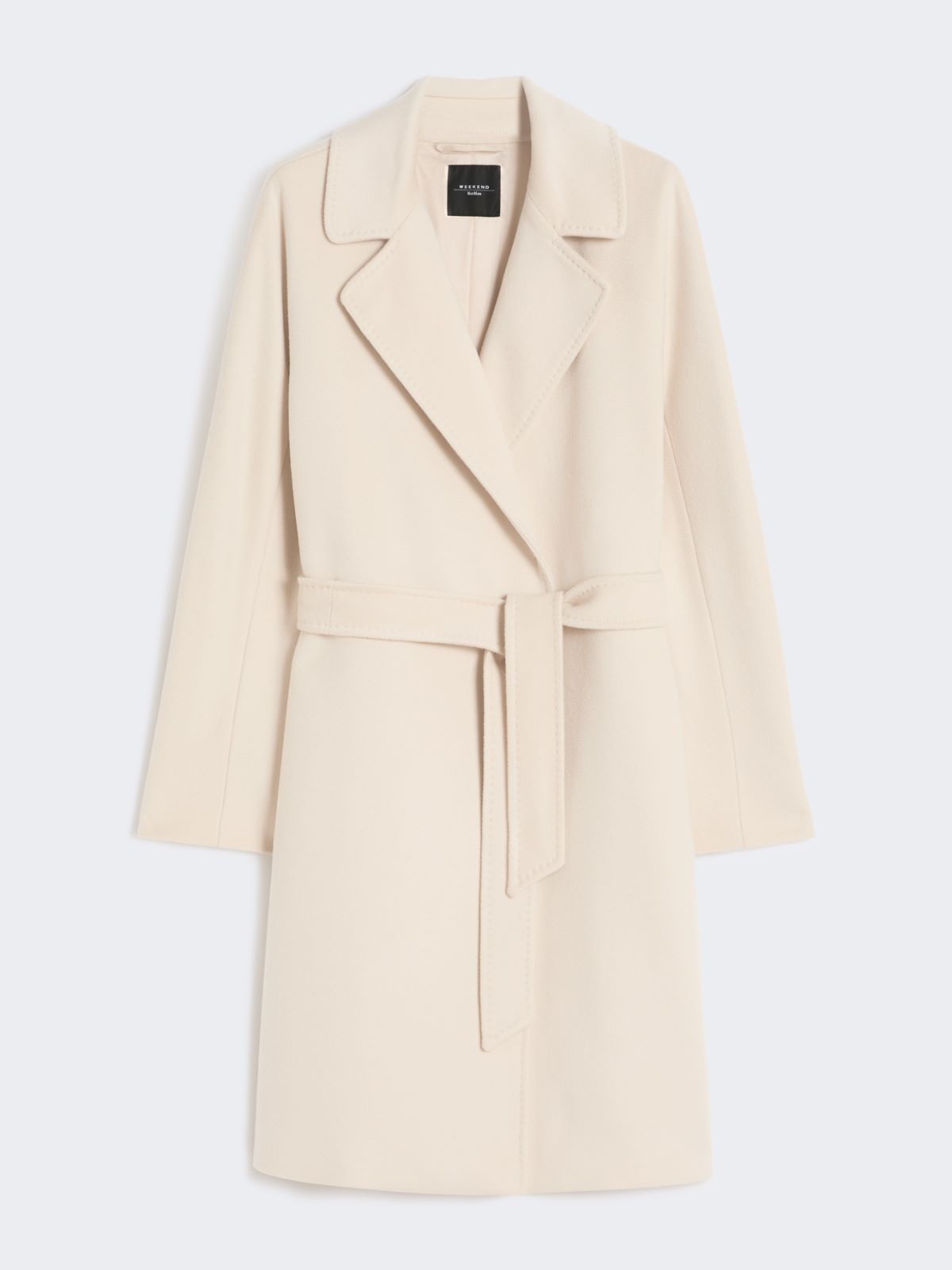 Wool wrap coat - IVORY - Weekend - 5