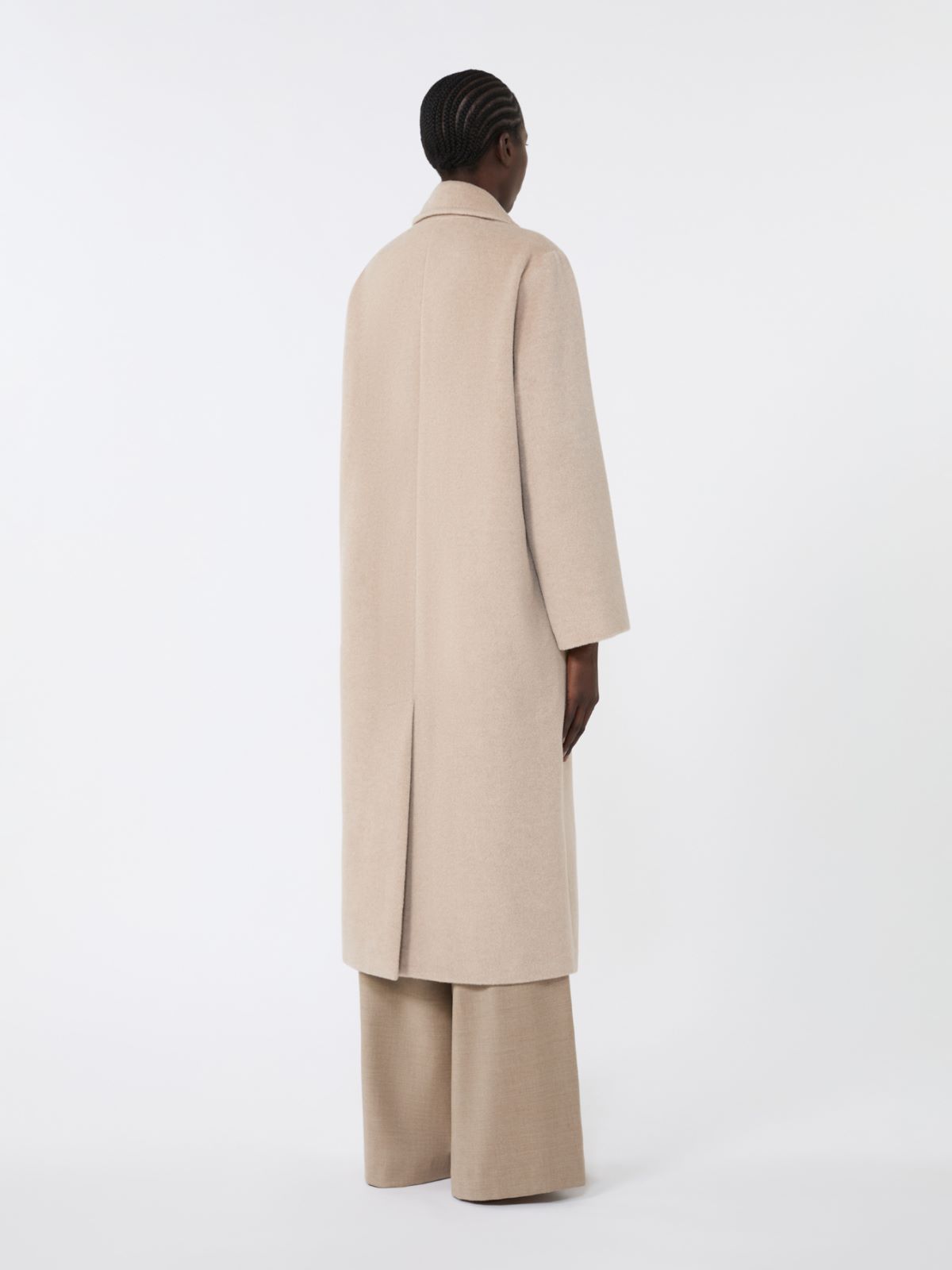 Double-breasted coat in wool and alpaca - TURTLEDOVE - Weekend - 3