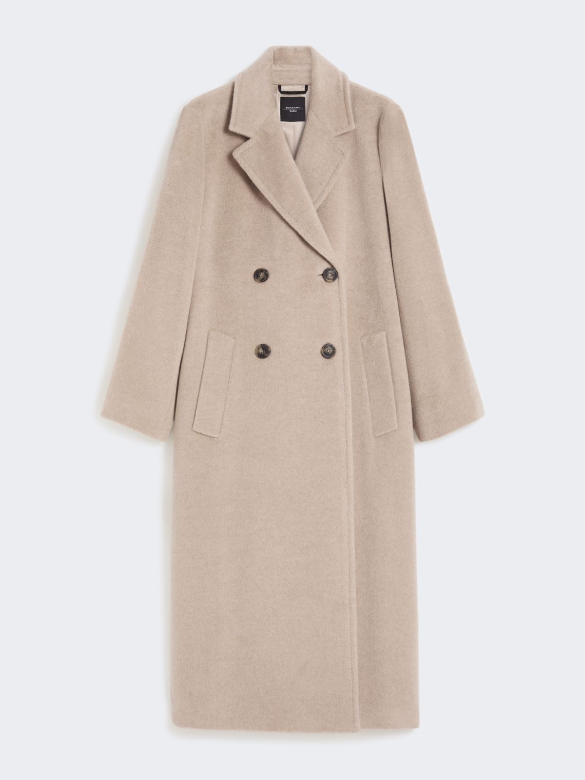 Double-breasted coat in wool and alpaca - TURTLEDOVE - Weekend - 6