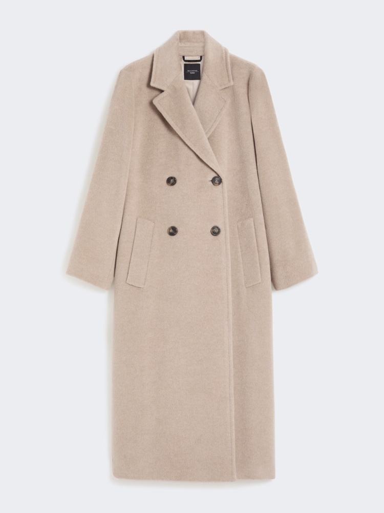 Double-breasted coat in wool and alpaca - TURTLEDOVE - Weekend - 2