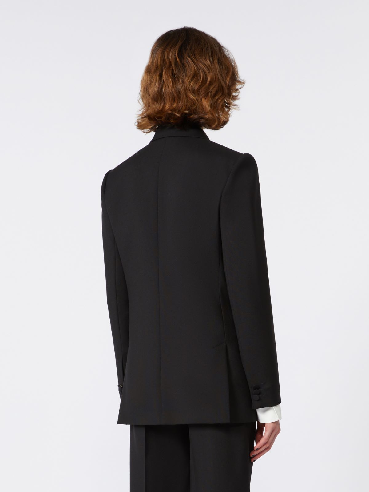 Blazer smoking in lana - NERO - Weekend - 3