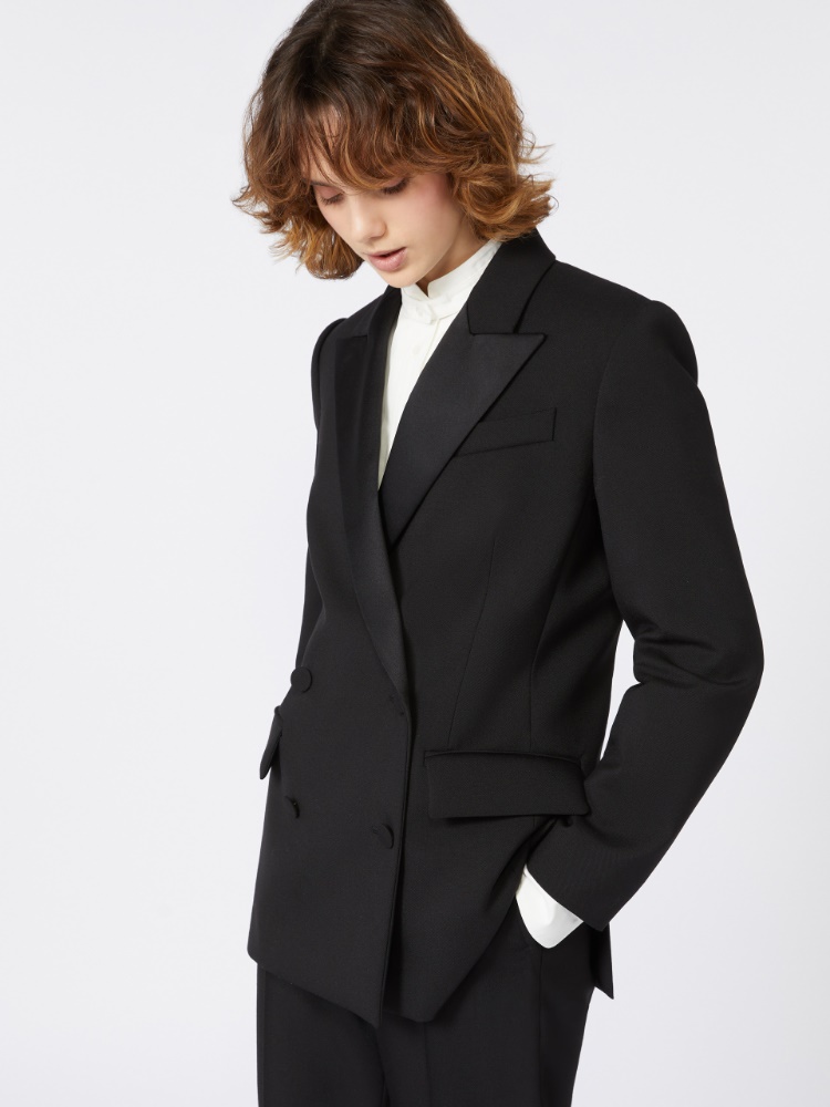 Blazer smoking in lana - NERO - Weekend