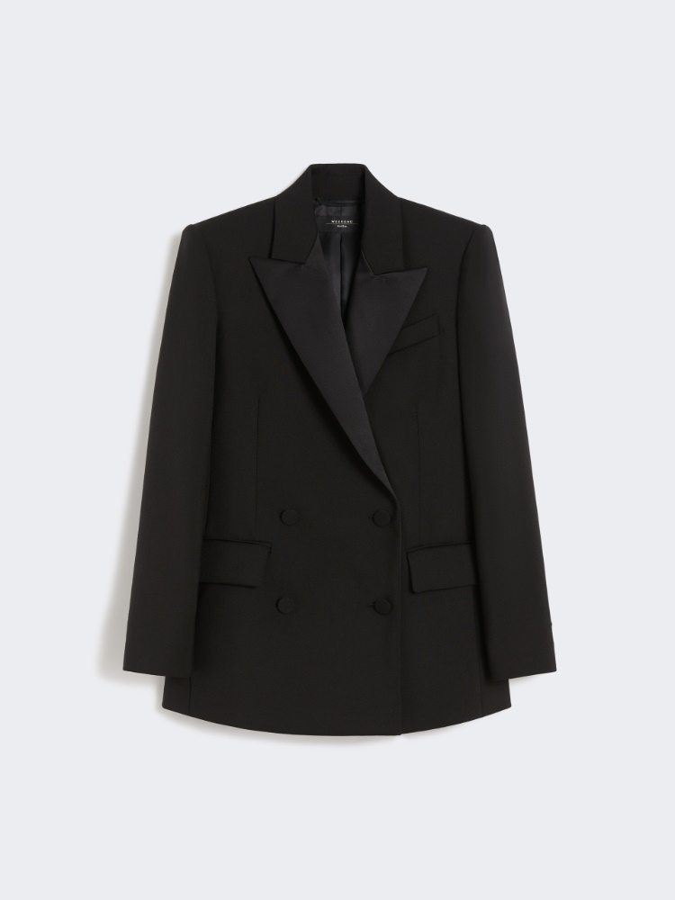 Blazer smoking in lana - NERO - Weekend - 2