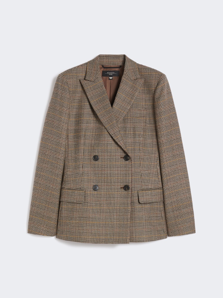Wool Batavia blazer - CHOCOLATE - Weekend - 2