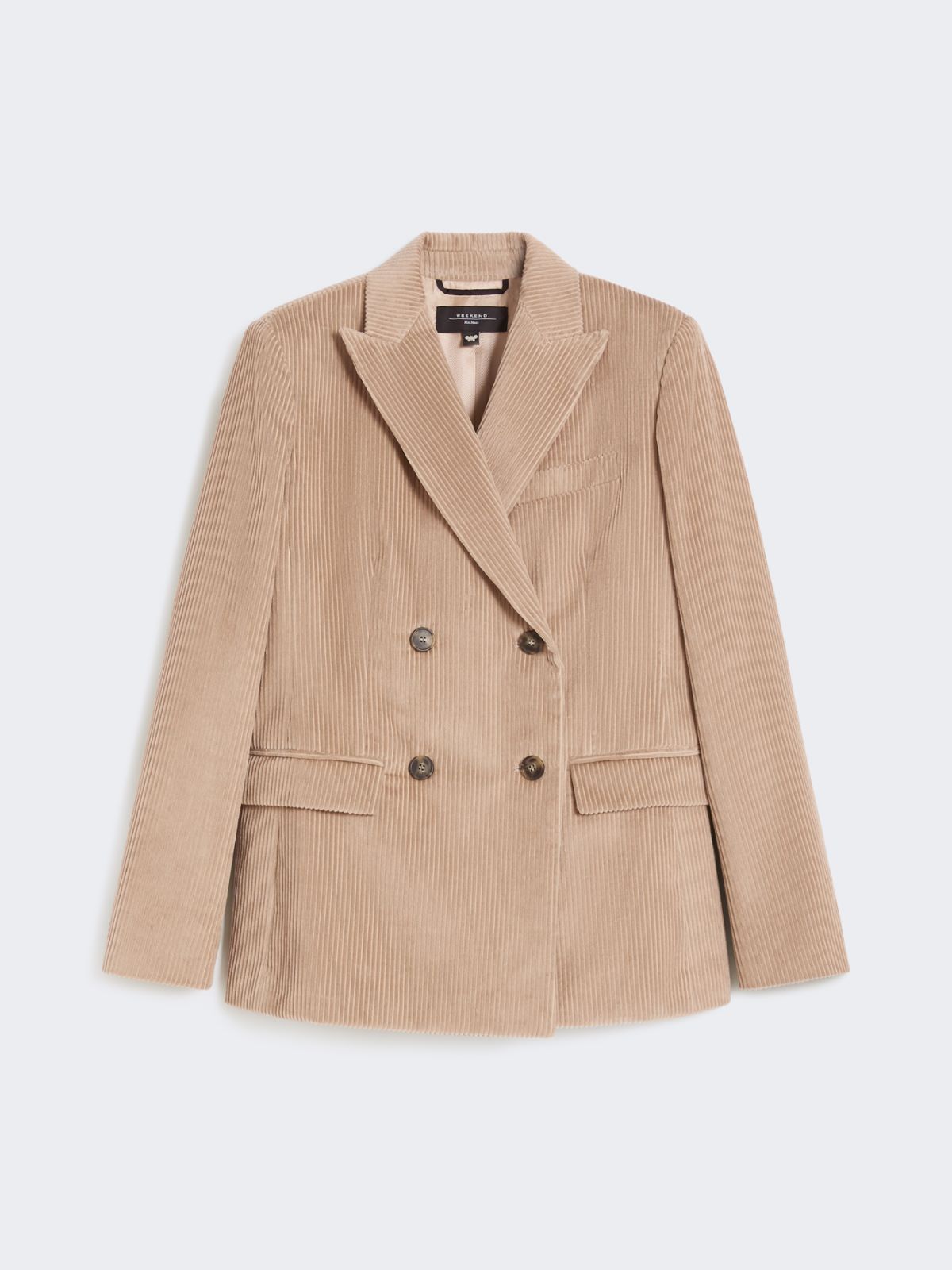 Blazer doppiopetto in velluto - SABBIA - Weekend - 6