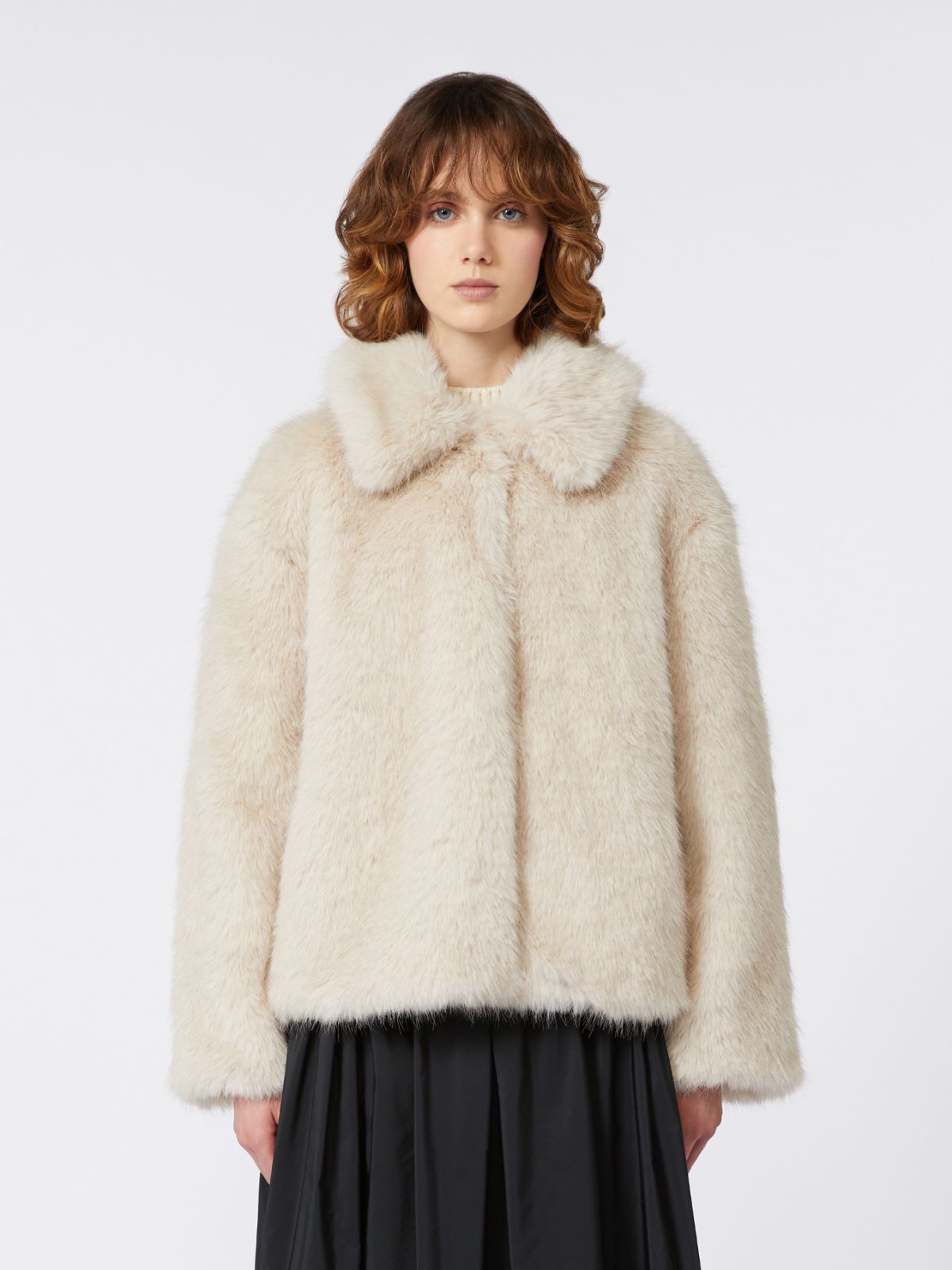 Giacca crop effetto morbido - BEIGE - Weekend - 2