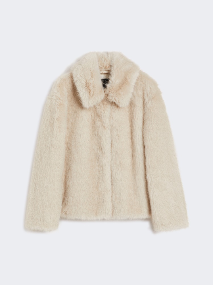 Giacca crop effetto morbido - BEIGE - Weekend - 7