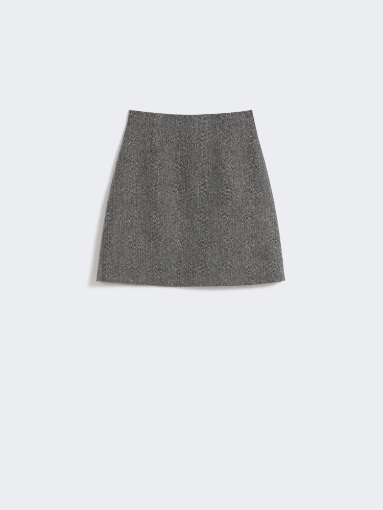 Chevron wool skirt - DARK GREY - Weekend - 2