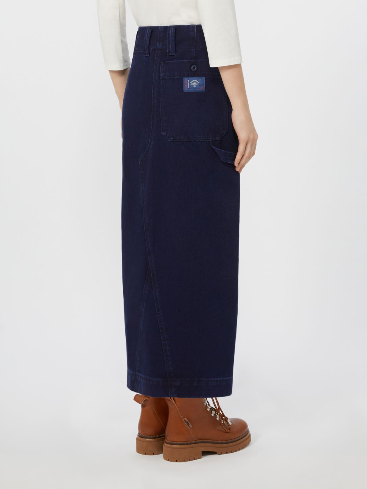 Long denim skirt - NAVY - Weekend - 3