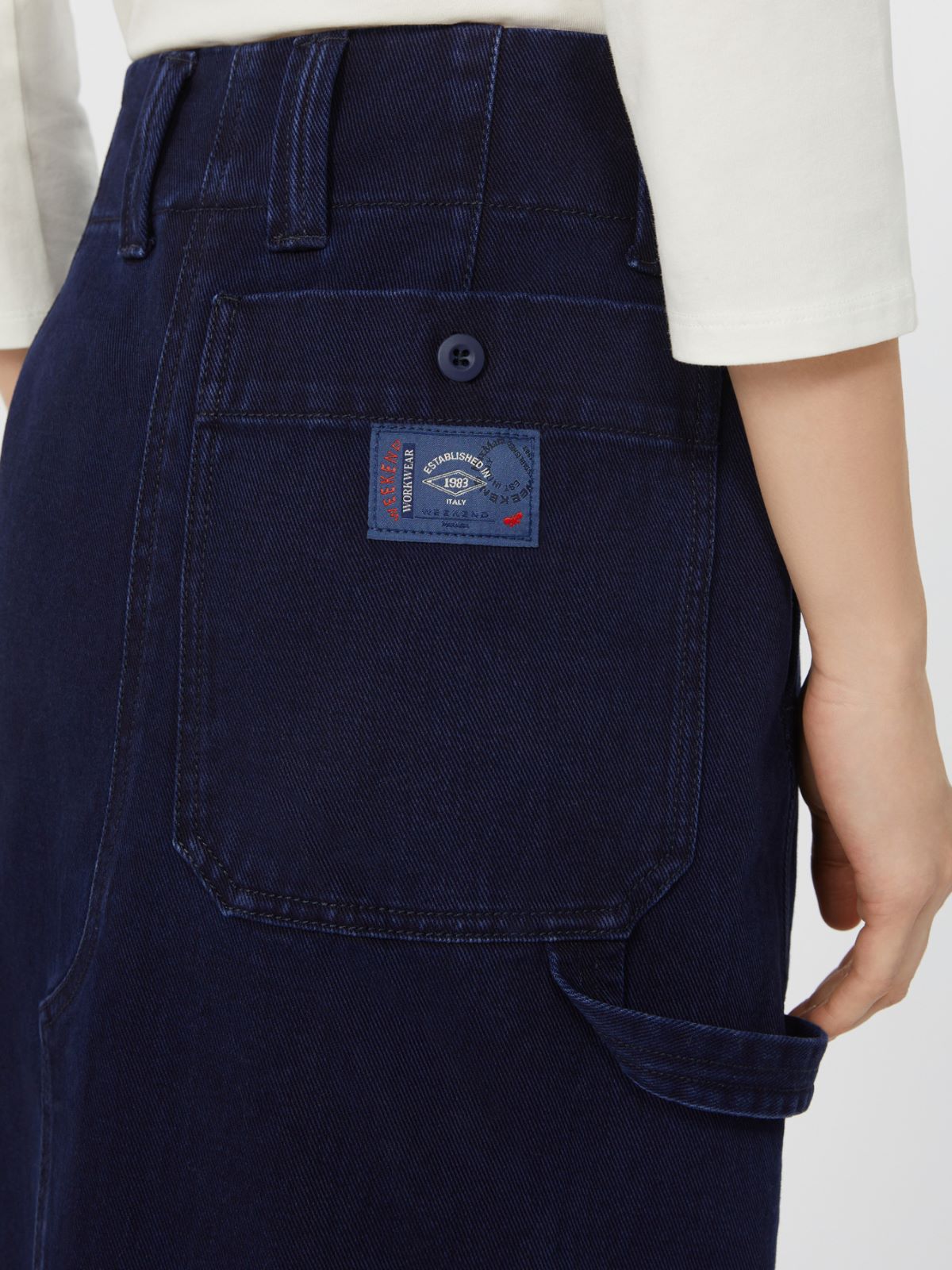 Long denim skirt - NAVY - Weekend - 4