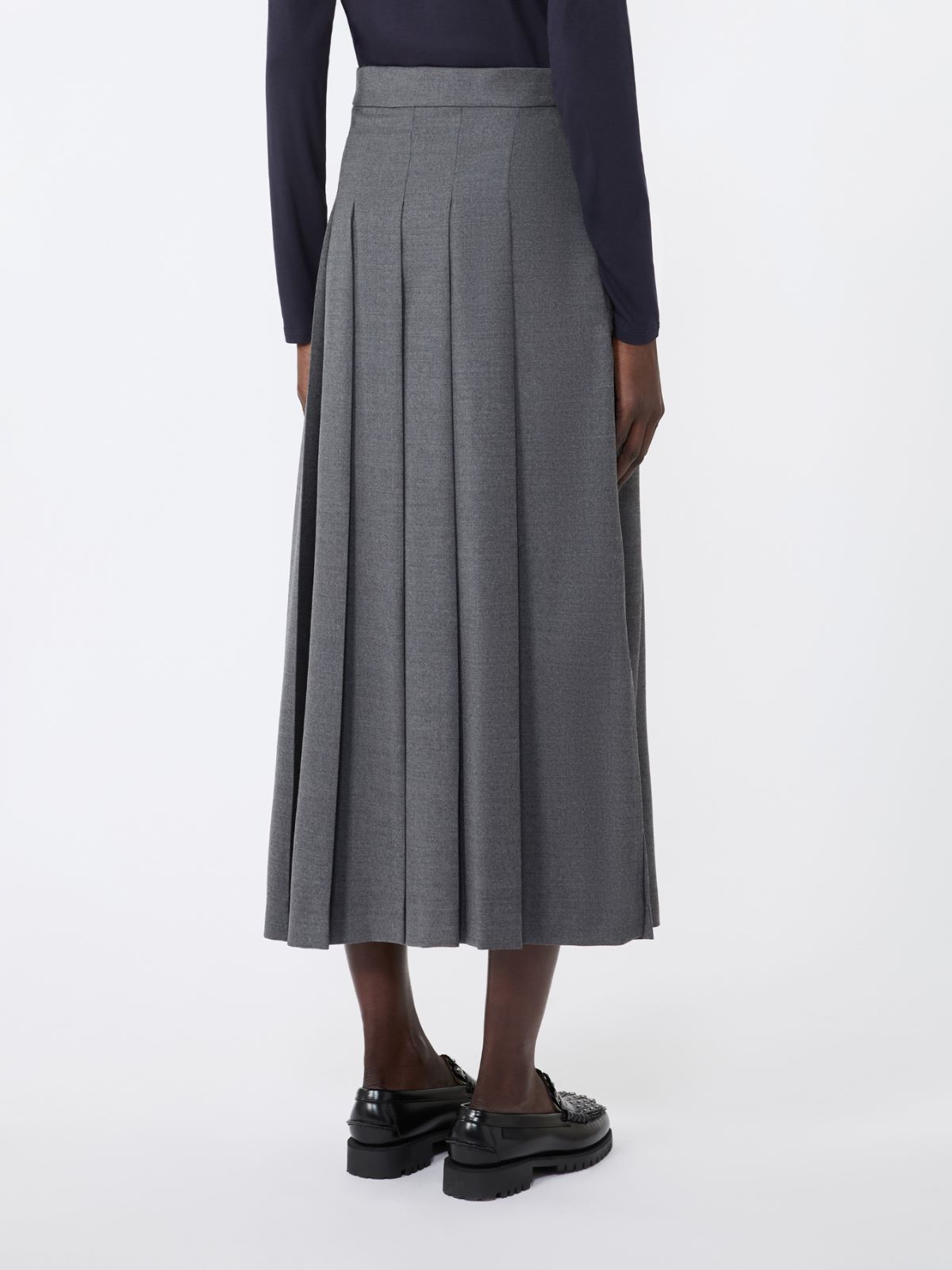 Wool wrap skirt - MEDIUM GREY - Weekend - 3