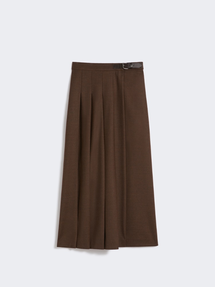 Wool wrap skirt - CHOCOLATE - Weekend - 7