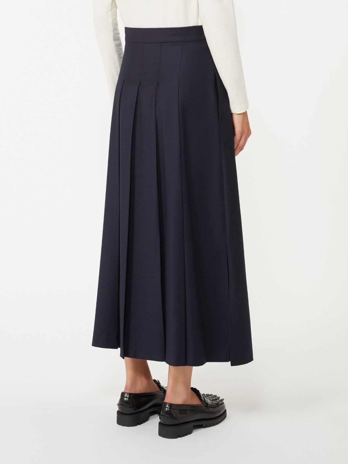 Wool wrap skirt - NAVY - Weekend - 3