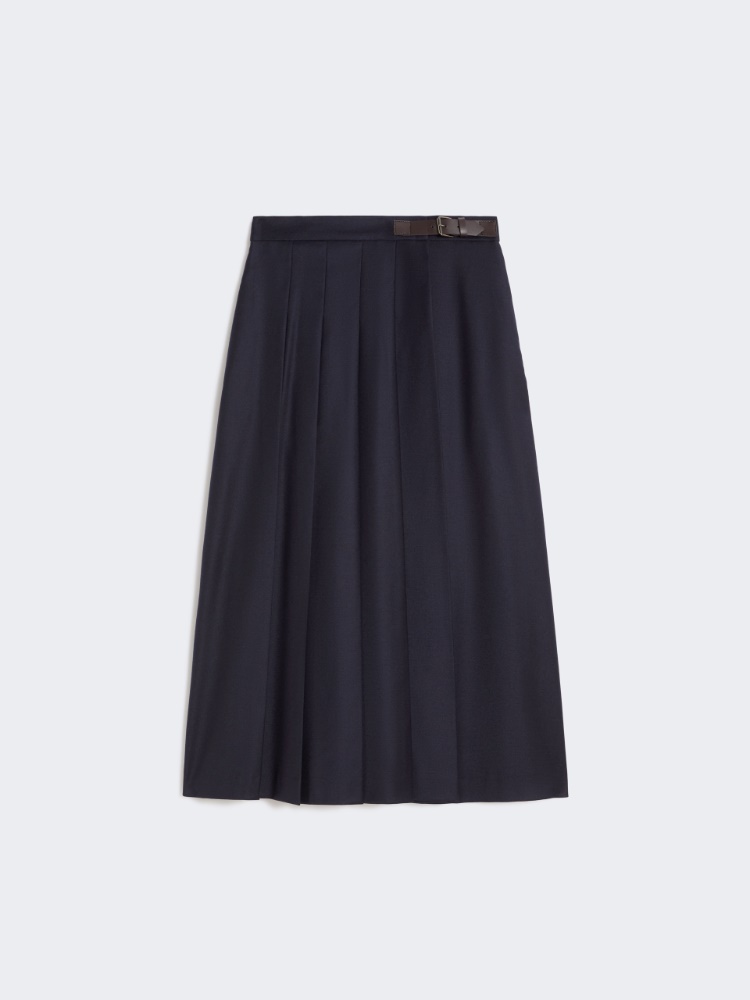 Wool wrap skirt - NAVY - Weekend - 6