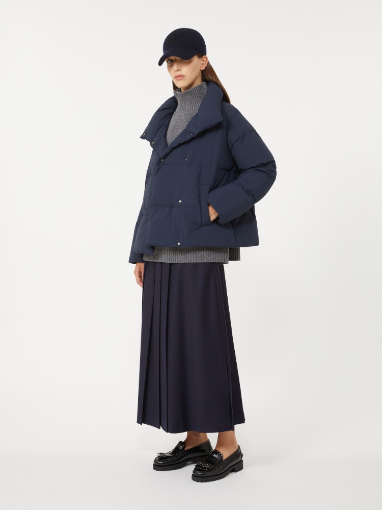 Wool wrap skirt - NAVY - Weekend