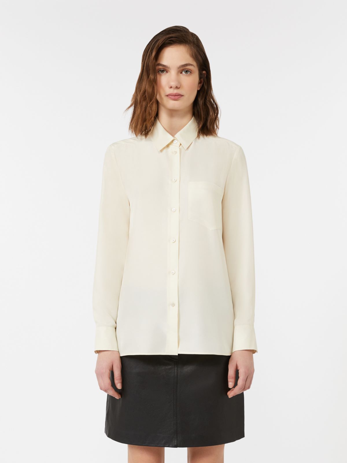 Washed silk shirt - ECRU - Weekend - 2
