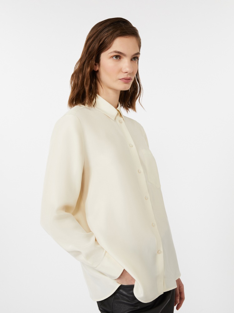 Washed silk shirt - ECRU - Weekend