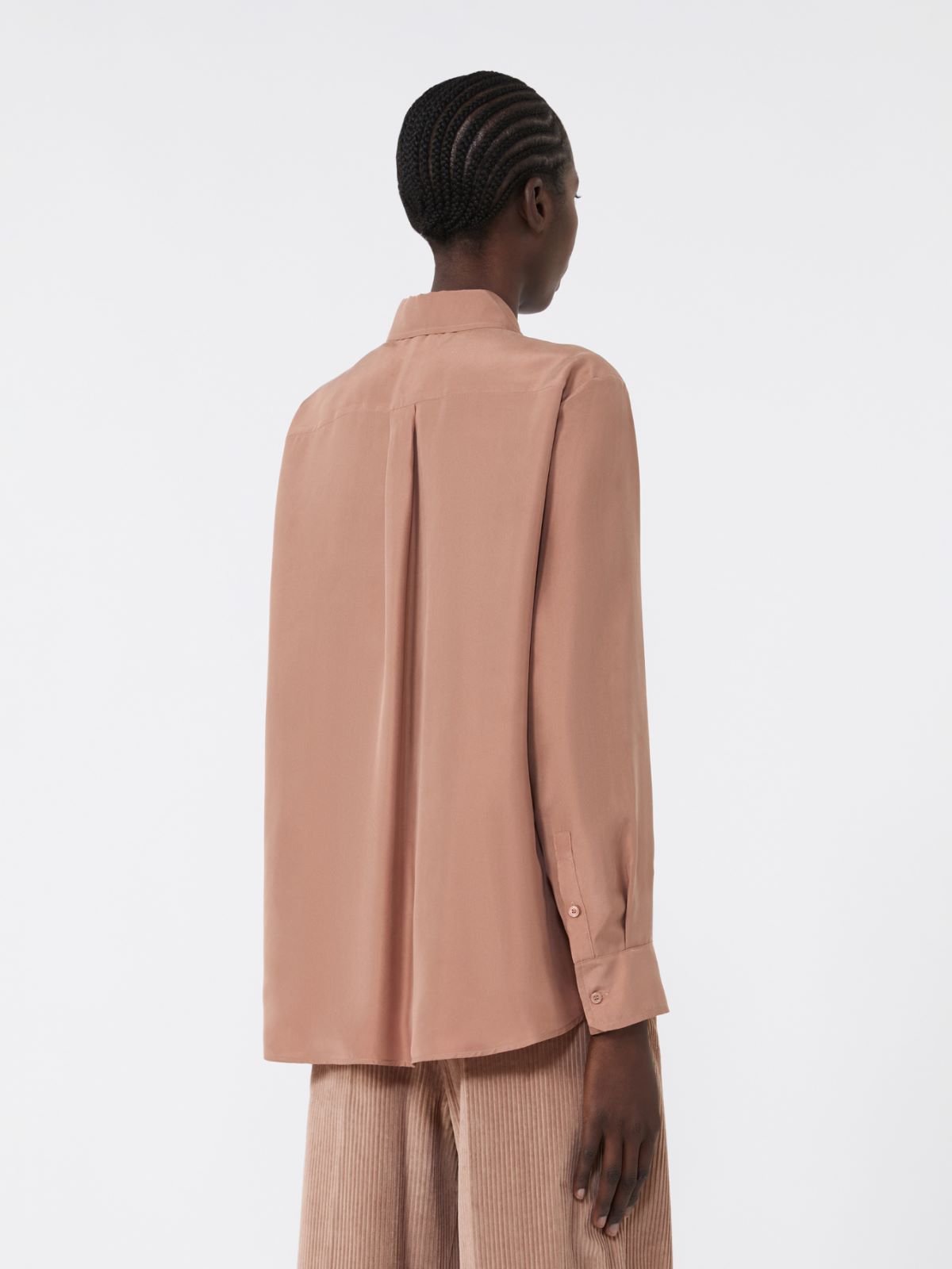 Washed silk shirt - ANTIQUE ROSE - Weekend - 3