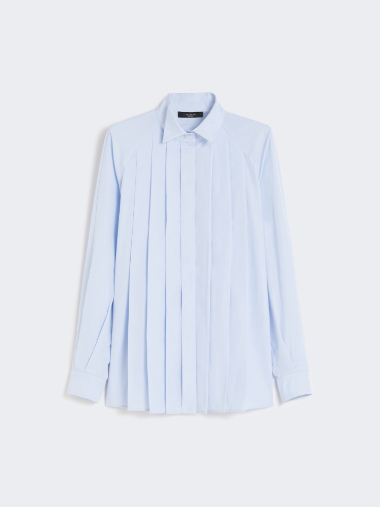 Cotton poplin shirt - LIGHT BLUE - Weekend