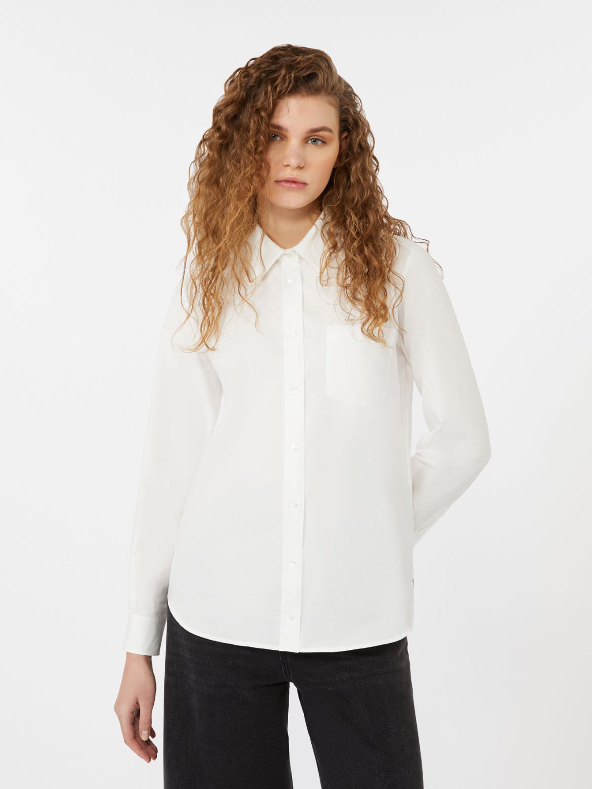 Cotton Oxford shirt - WHITE - Weekend - 4