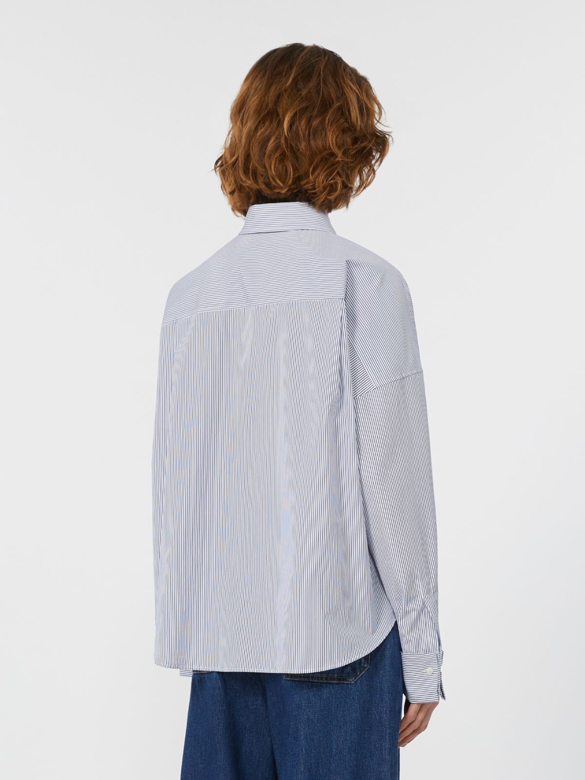 Camicia over in popeline - BLU - Weekend - 3