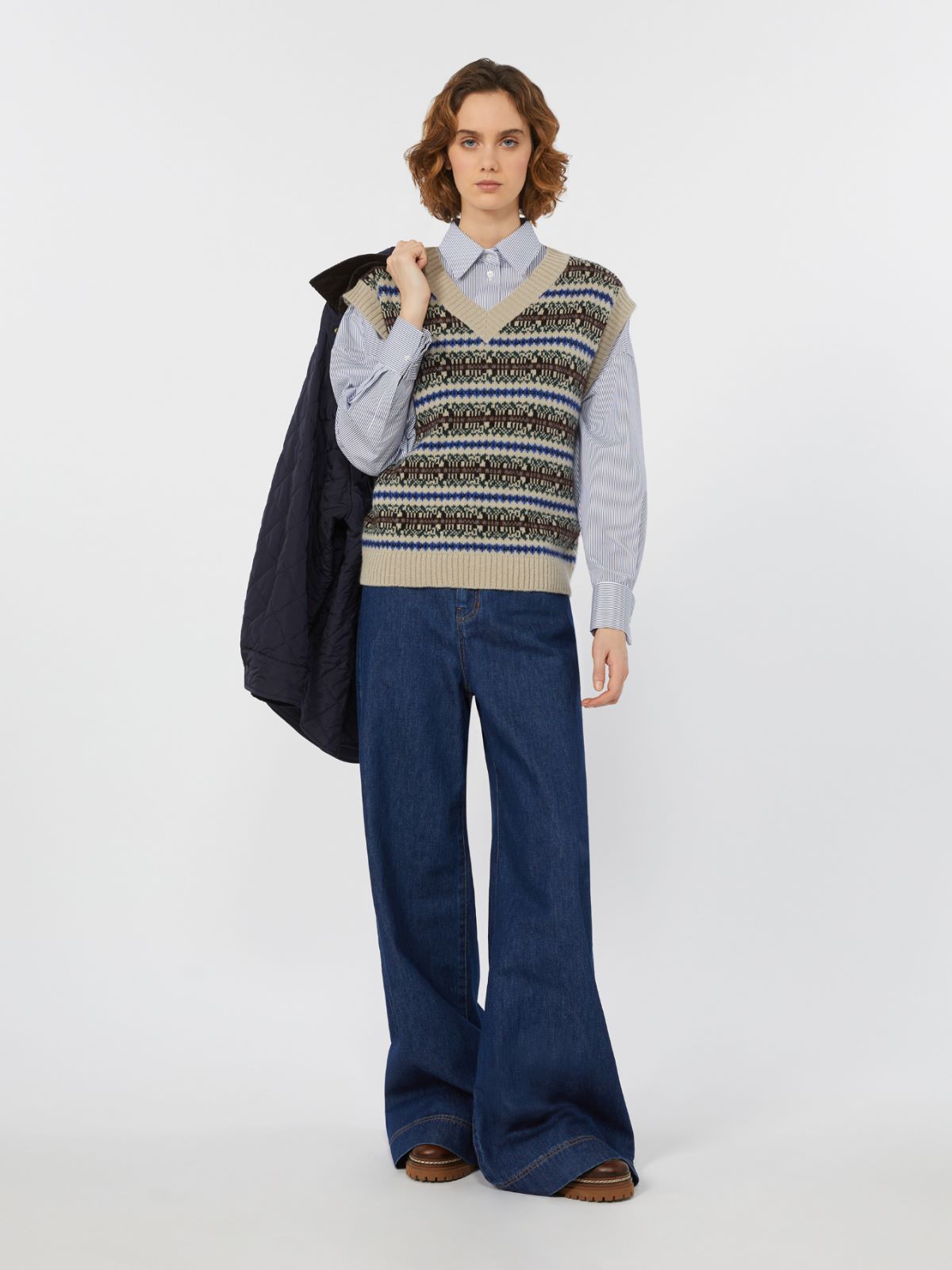 Camicia over in popeline - BLU - Weekend