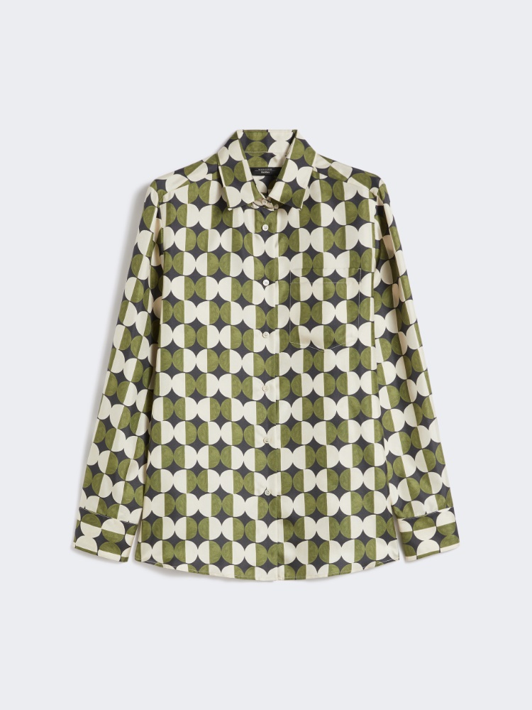 Camicia in twill stampato - NERO - Weekend - 6