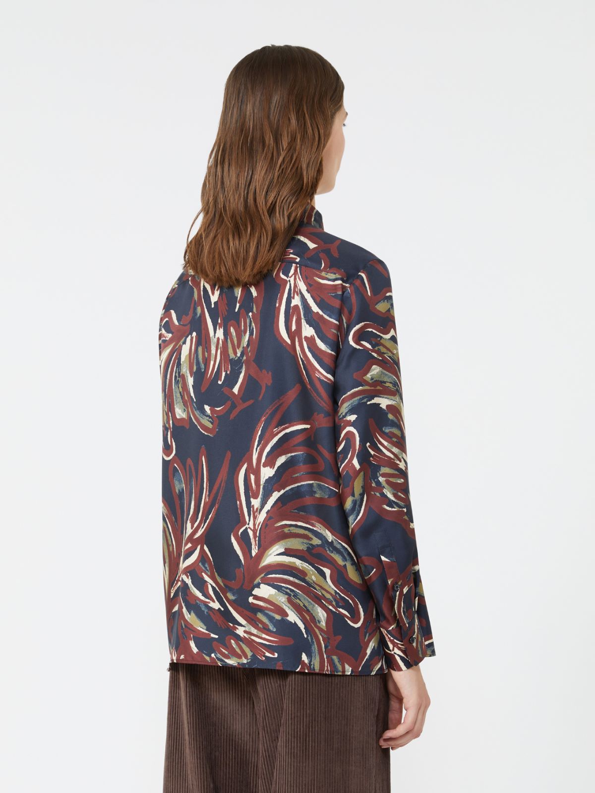 Printed twill shirt - ULTRAMARINE - Weekend - 3
