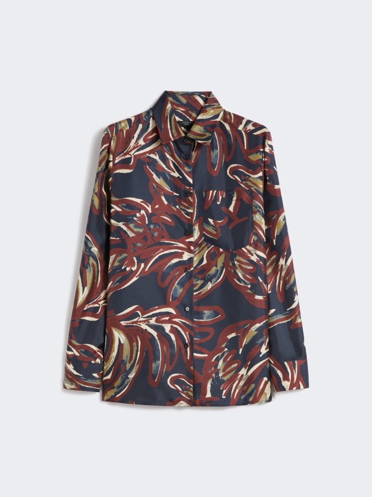 Printed twill shirt - ULTRAMARINE - Weekend - 2