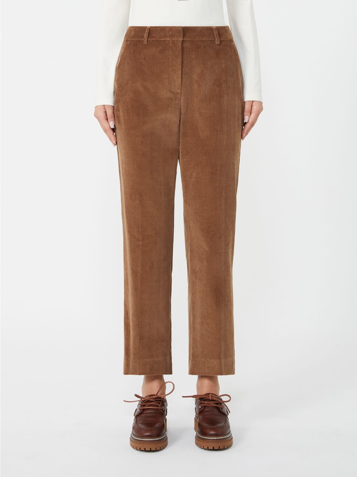 Corduroy trousers - HAZELNUT BROWN - Weekend - 2