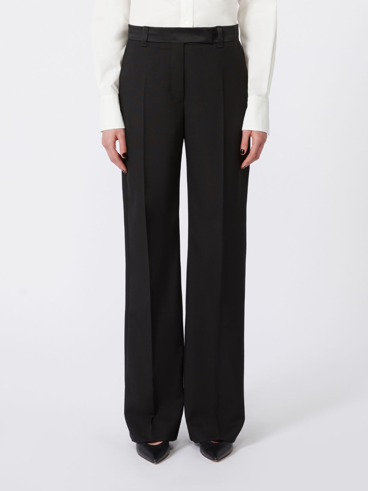 Wool cloth trousers - BLACK - Weekend - 2