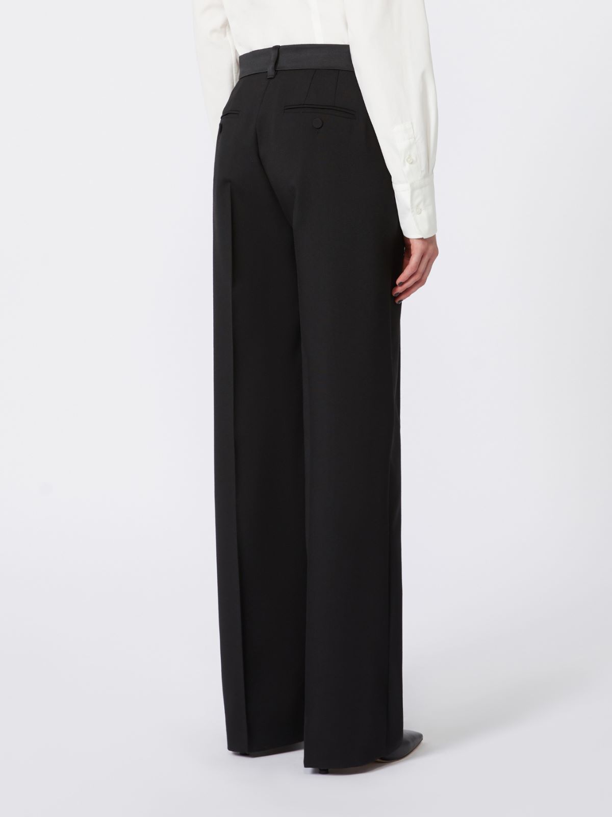 Wool cloth trousers - BLACK - Weekend - 3