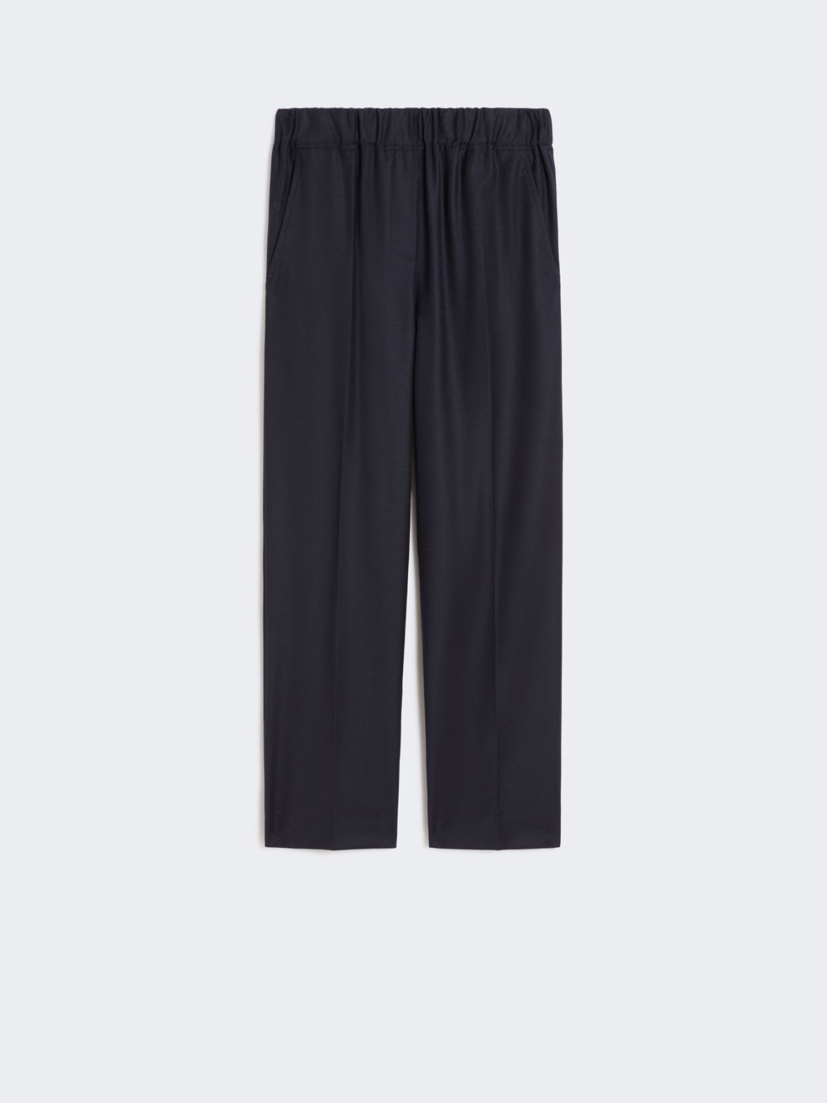 Wool flannel trousers - NAVY - Weekend - 5