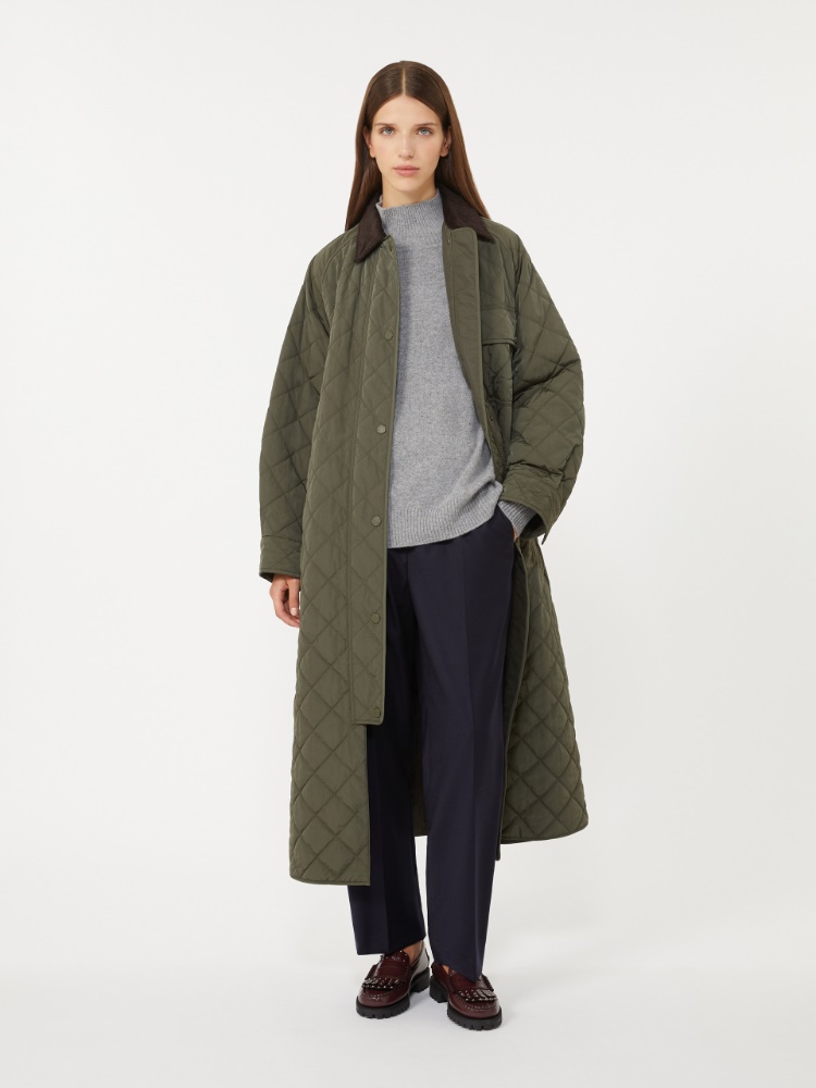 Wool flannel trousers - NAVY - Weekend