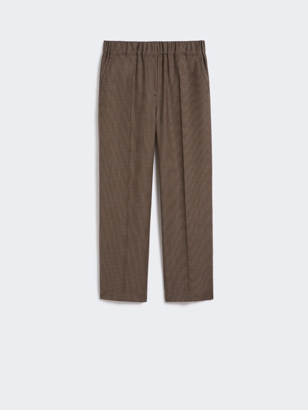 Wool flannel trousers - CHOCOLATE - Weekend - 6