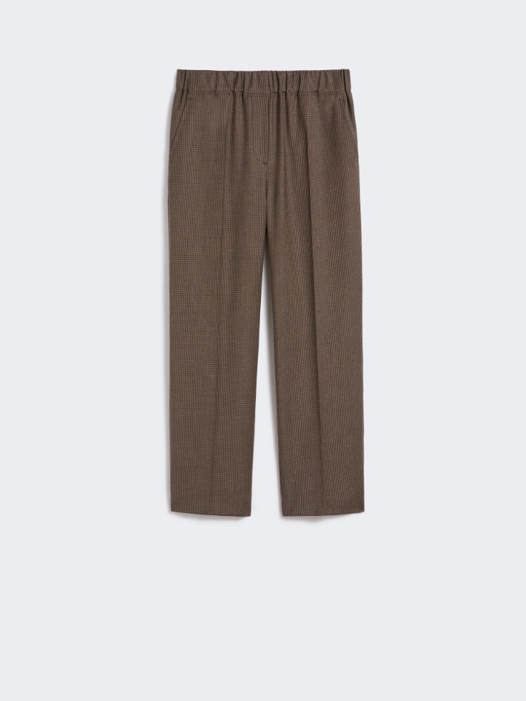 Wool flannel trousers - CHOCOLATE - Weekend - 2