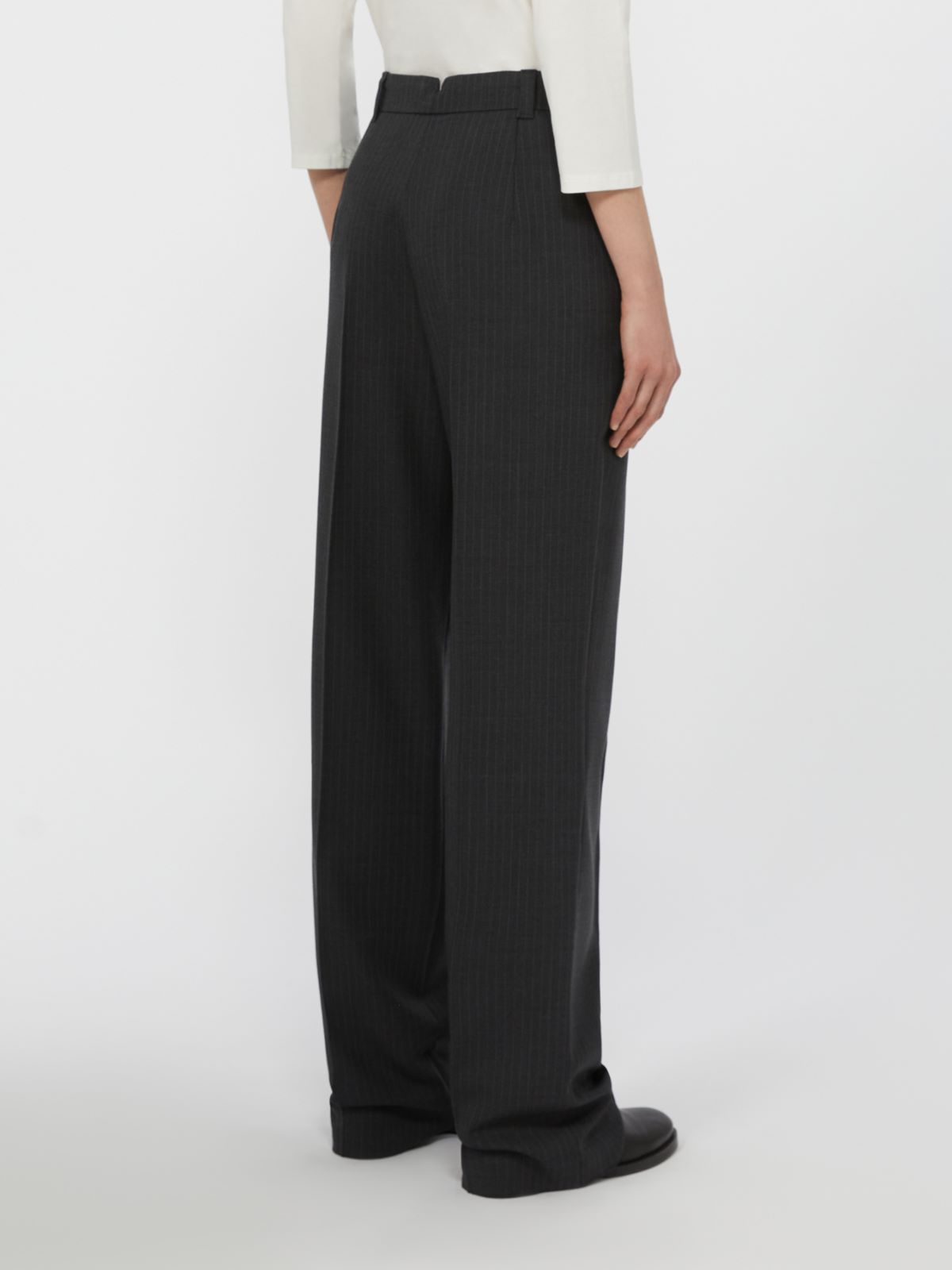 Wool cloth trousers - DARK GREY - Weekend - 3
