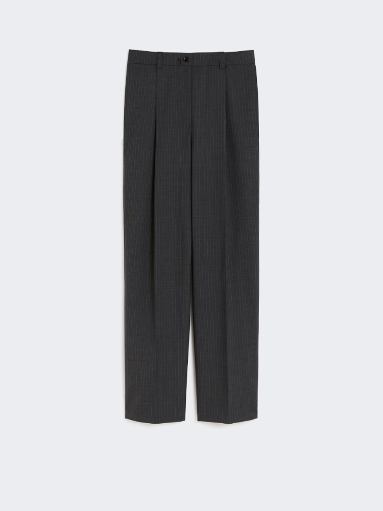 Wool cloth trousers - DARK GREY - Weekend - 2