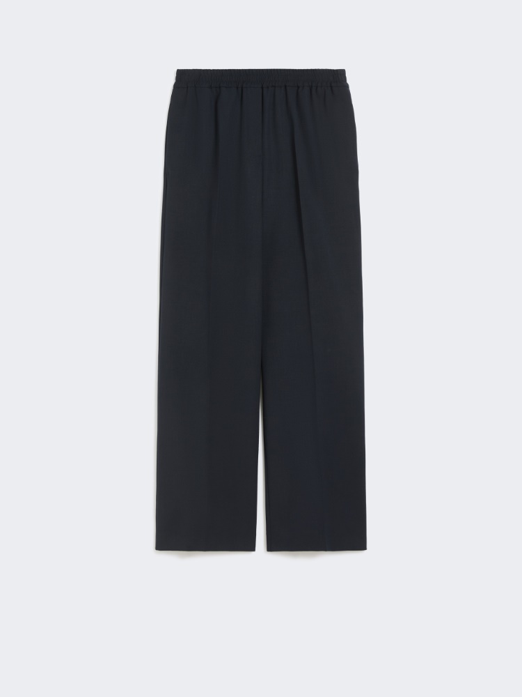 Technical gabardine wool trousers‎‎ - NAVY - Weekend - 5