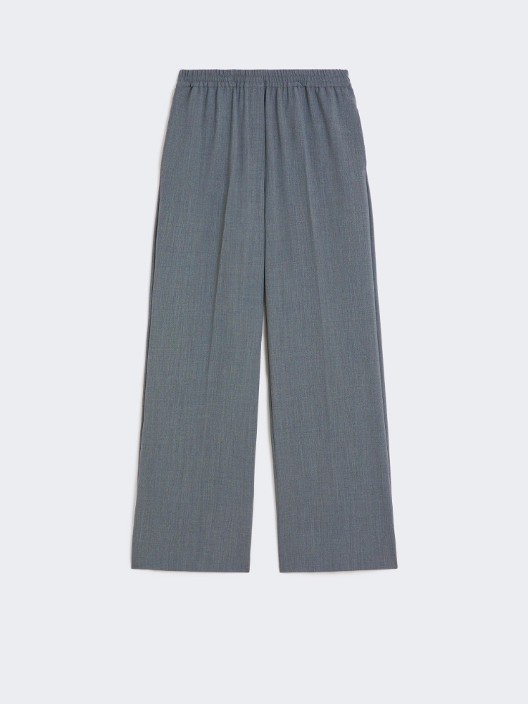 Technical gabardine wool trousers - MEDIUM GREY - Weekend - 5