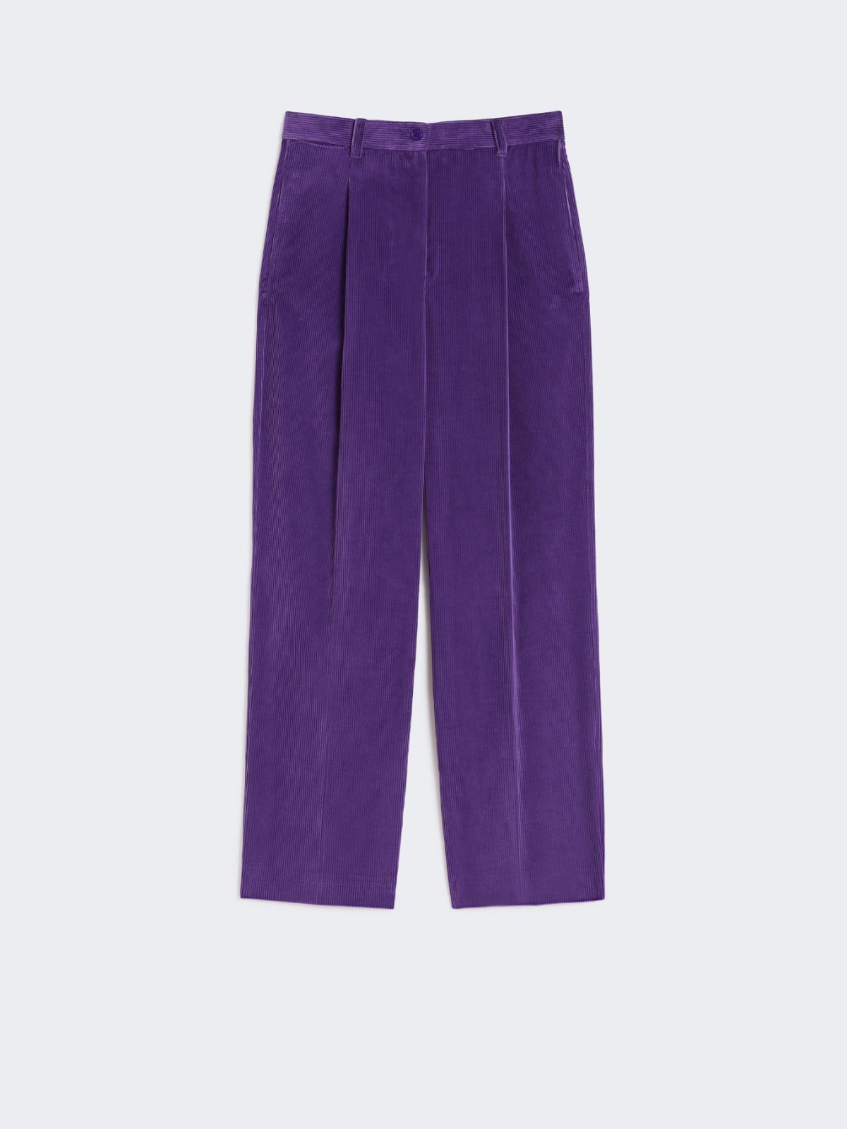 Cotton velvet trousers - PURPLE - Weekend - 5