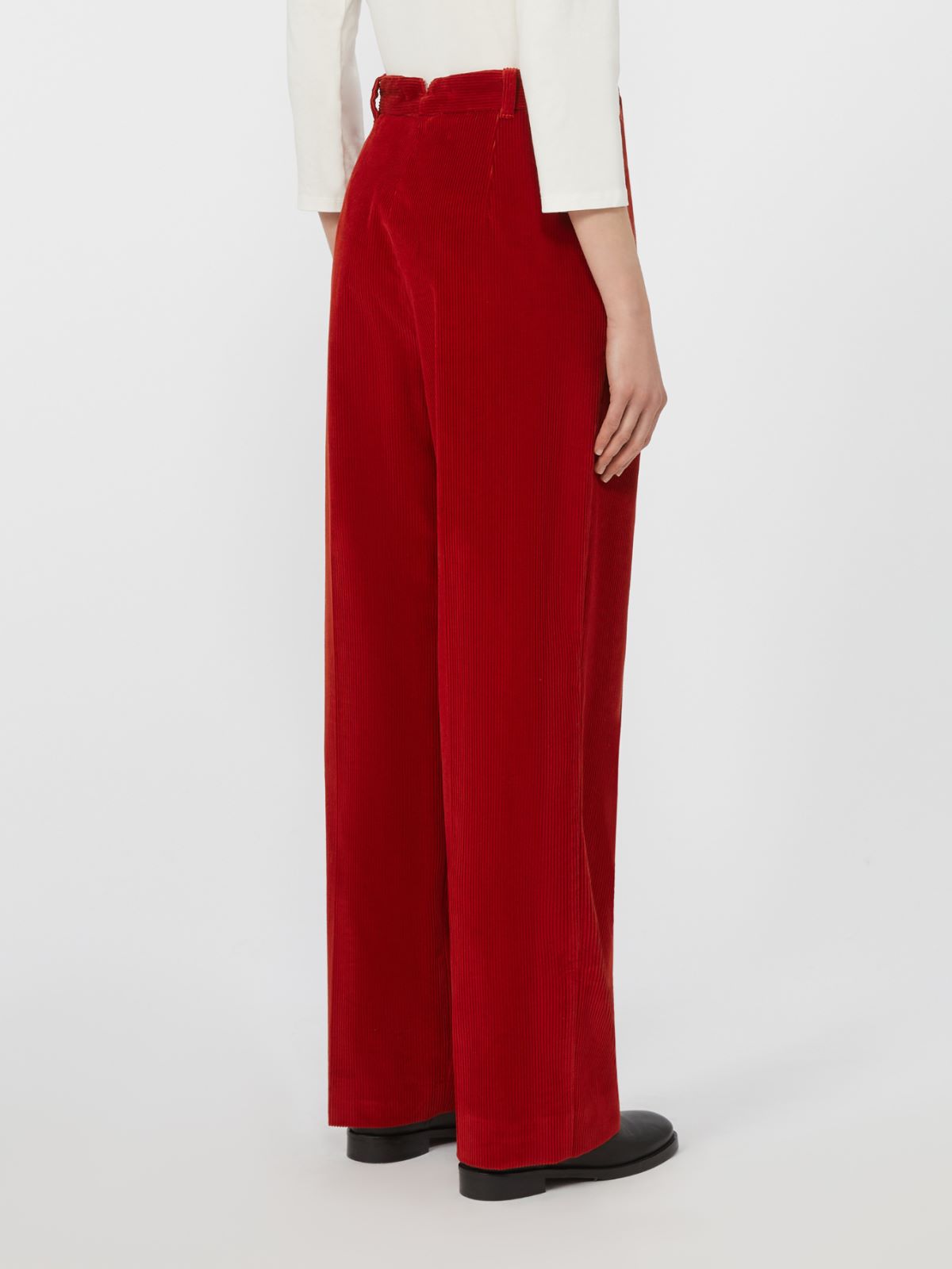 Cotton velvet trousers - RED - Weekend - 3