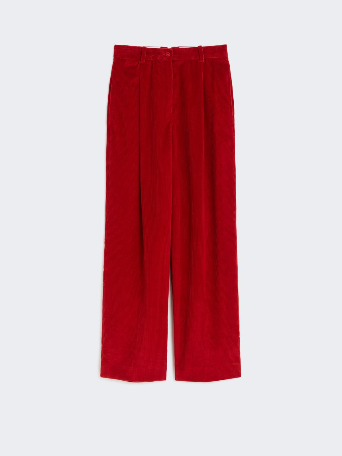 Cotton velvet trousers - RED - Weekend - 5