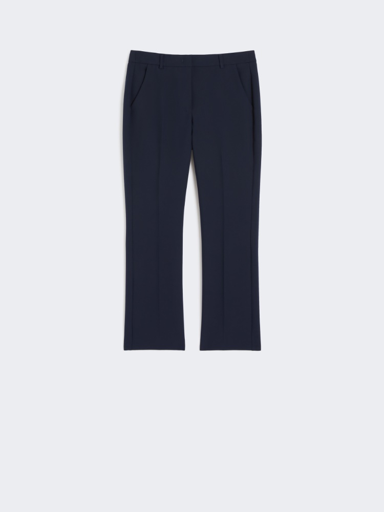 Stretch canvas cigarette trousers - NAVY - Weekend - 2