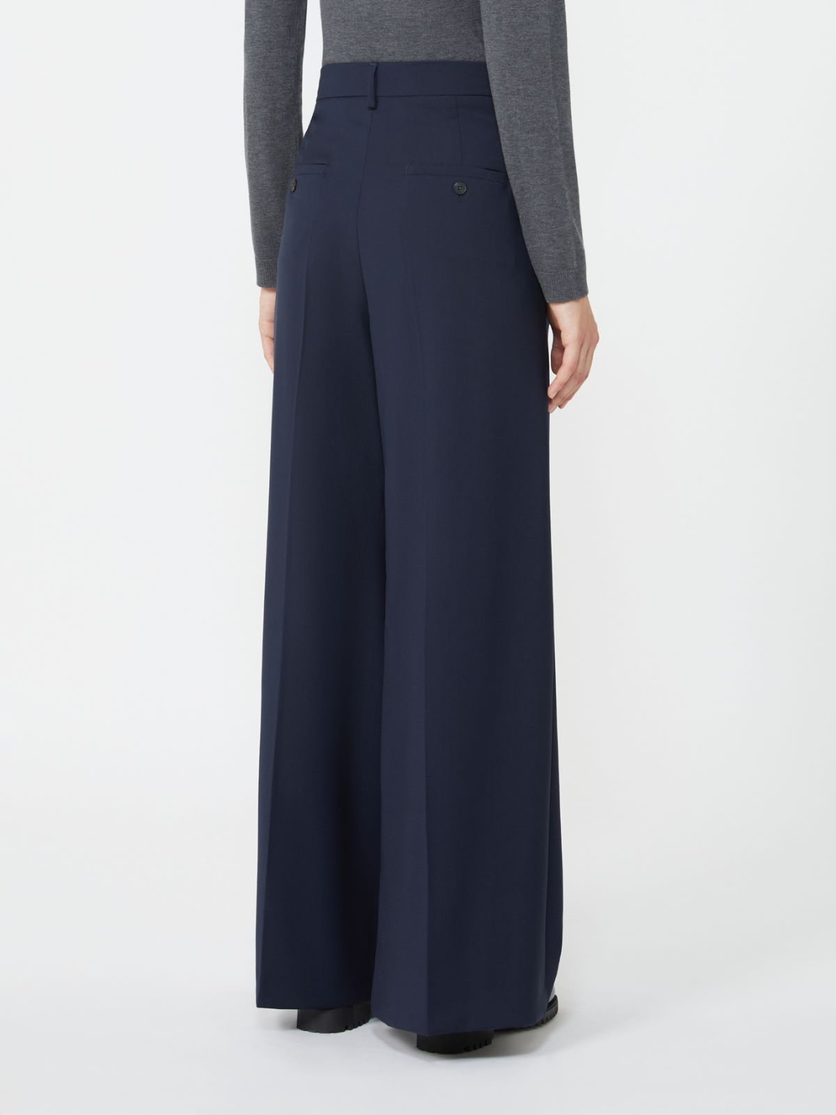 Stretch wool trousers - NAVY - Weekend - 3