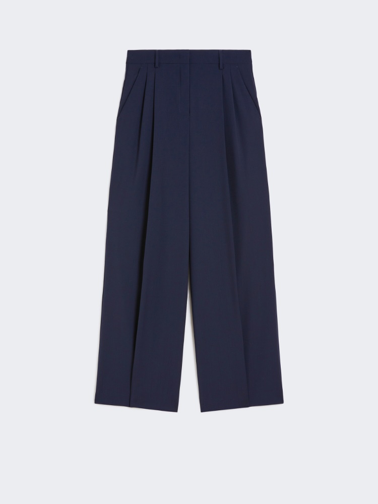 Stretch wool trousers - NAVY - Weekend - 5