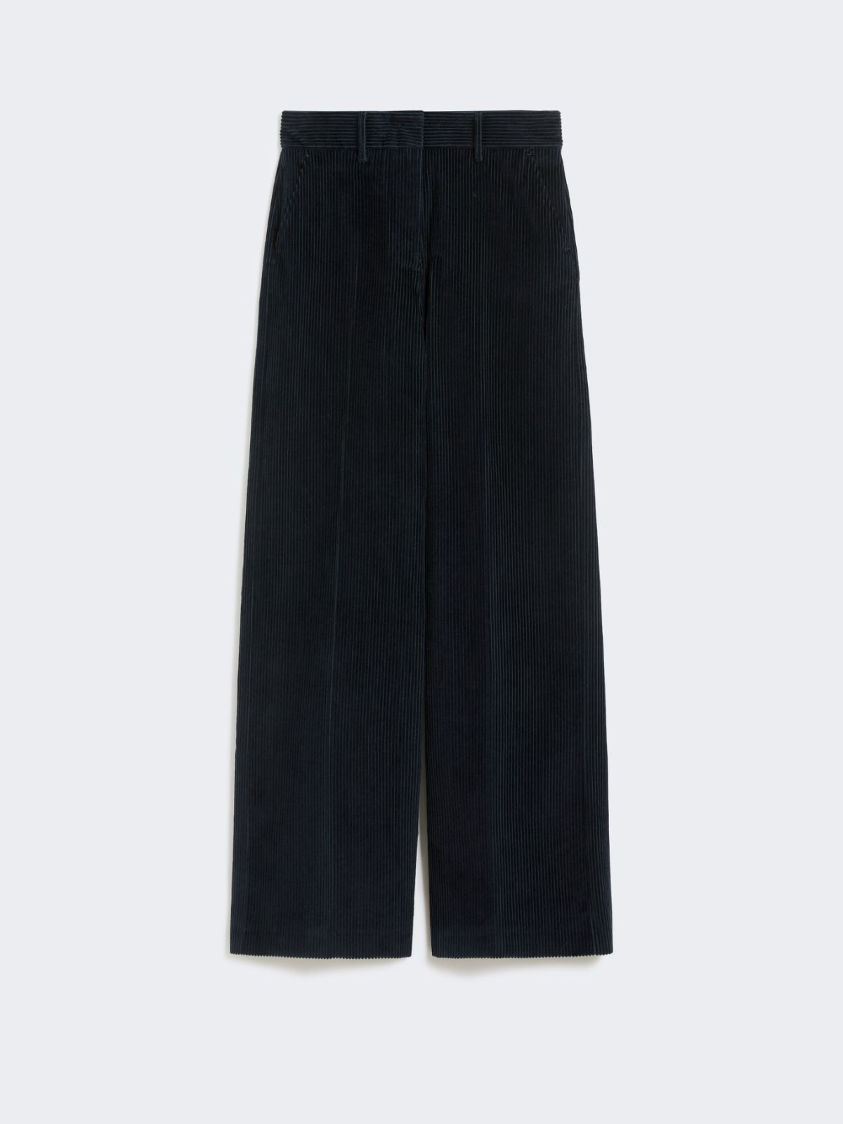 Wide-leg corduroy trousers - NAVY - Weekend - 5
